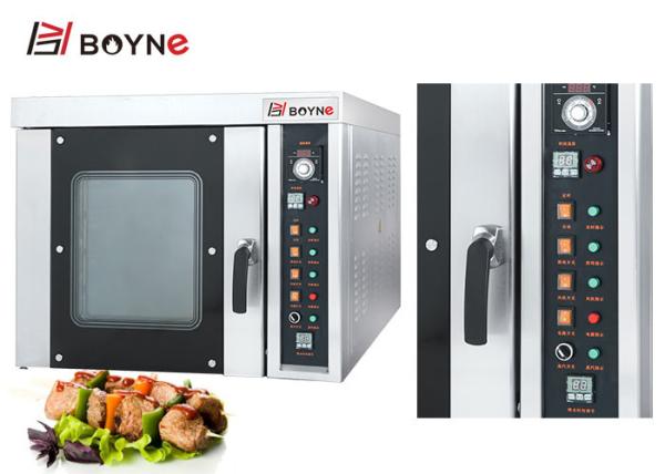 Convecção de aço inoxidável comercial Oven For Bakery Shop do ar quente de cinco camadas