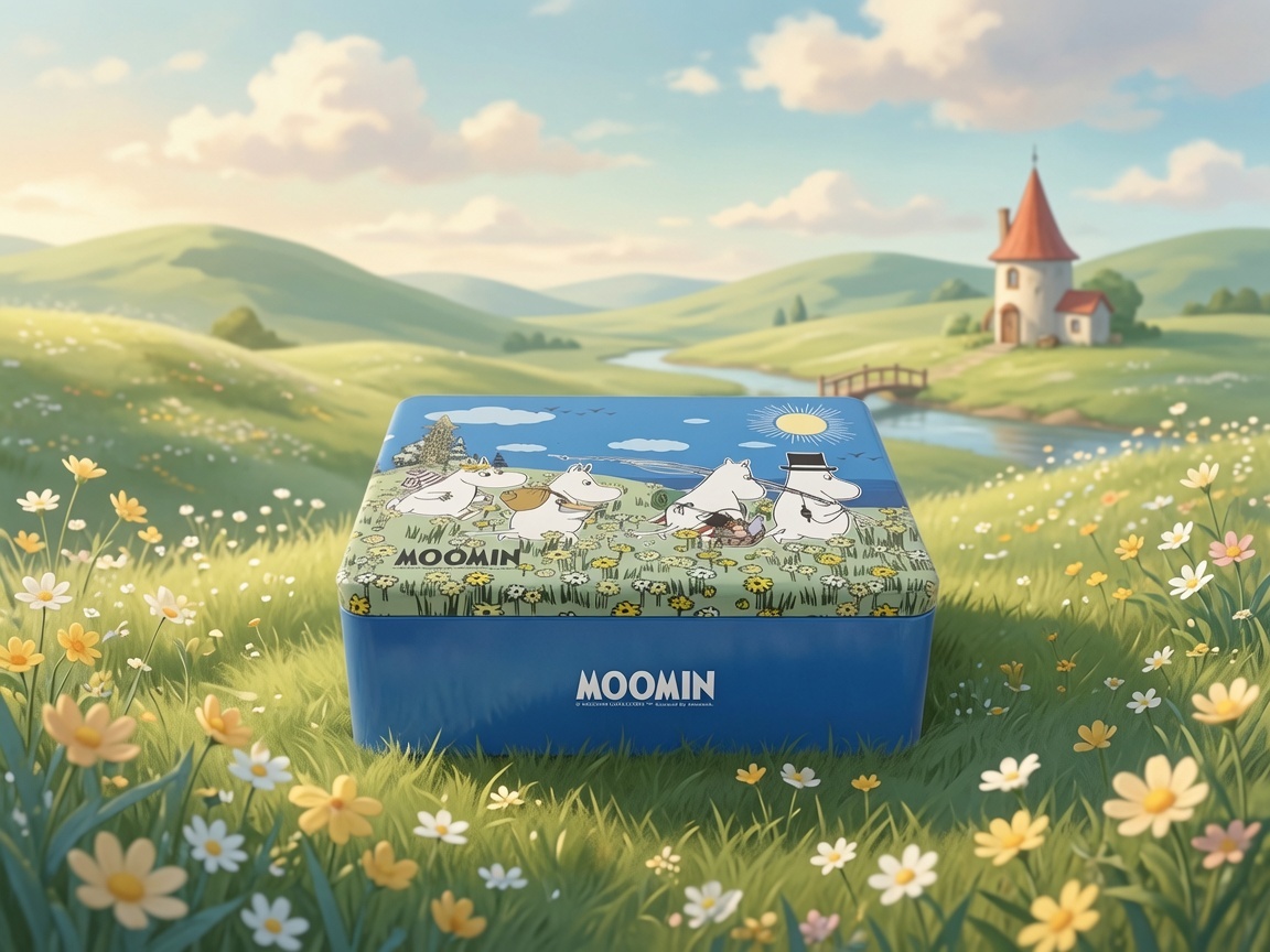 Customized Durable Rectangular Metal Storage Tin with Lid Canister for Cookies, Snacks, Kitchen Organization