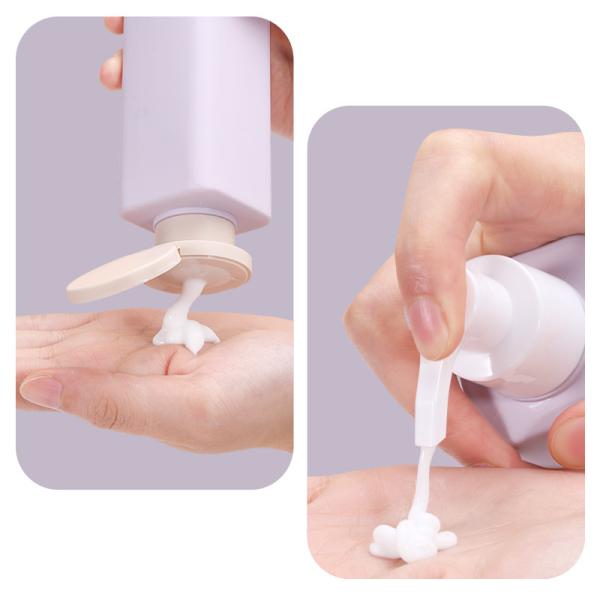 Pump Plastic Shampoo And Conditioner Bottles 250ml Leak Proof Toiletries Skincare