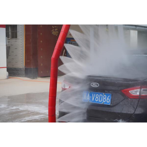 Auto 7000mm Touchless Car Wash Machine With 18.5kw Water Pump