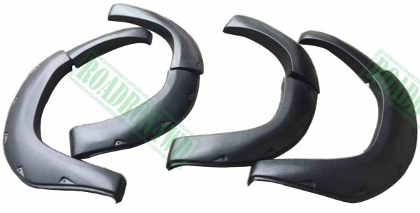 FENDER FLARES FLARE WHEEL ARCH MATTE BLACK FOR TOYOTA FORTUNER 2016-2018