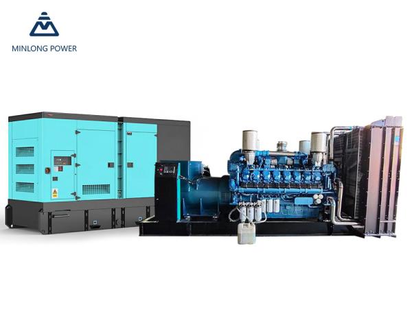 1500 rpm Motor a gás 550kw Gerador de gás natural Minlong MP12m33-1