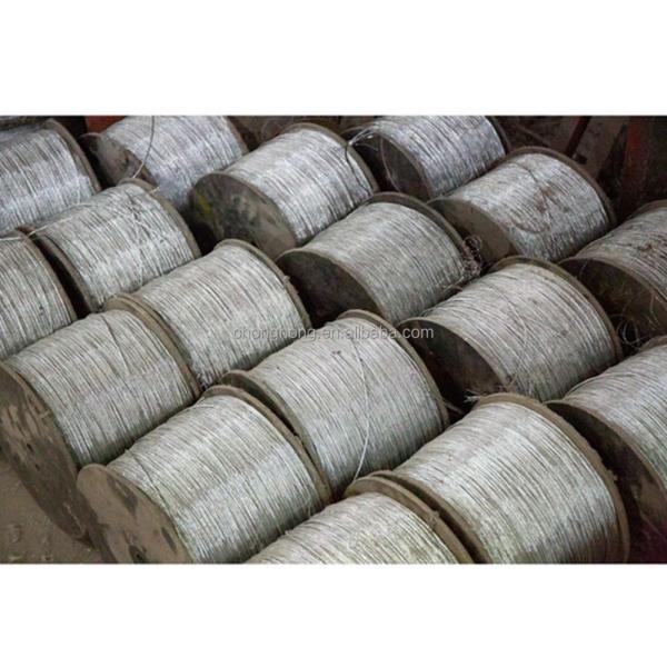 6X19 FC 8X19 6X7 FC IWRC 6X12 7FC 6X19 FC IWRC 6X24 7FC 6X37 Non-Alloy Galvanized Steel Wire Rope for Tough Construction