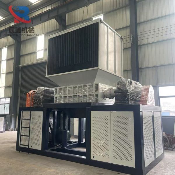 Multi-Function Double Shaft Shredder for Mixed Waste Metal Plastic Tire Wood