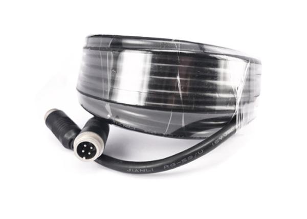 Customize IP67 4PIN 12MM Male To Male Extension Cable For Heavy Duty Vehicles Camera