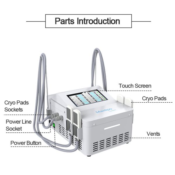Full Body Fat Reduction And Shaping Cryo Fat Freezing Machine 400W Power