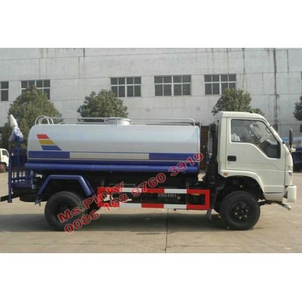 Right Hand Drive Small Water Tanker Truck FOTON Forland Water Bowser 5000Liters Hot Sales Lowest Price