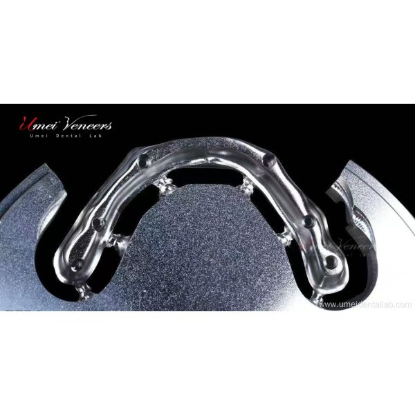 Sturdy zirconium oxide bridge frame