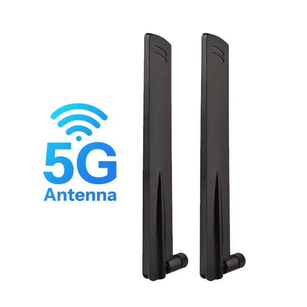 Антенна с высоким приростом 12dbi 5g sma изгибаемая 600-6000Mhz передает стабильные сигналы Антенна Omni 5G для беспроводного мобильного маршрутизатора