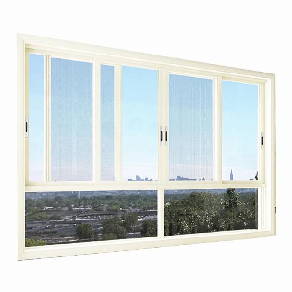 Modern Aluminum Sliding Glass Window Horizontal Double Glass Sliding Window