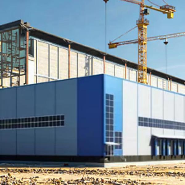 Customizable Steel Structure Factory with Q355/Q235B/ASTM Frame Grade and EPS Sandwich Panel Wall and Roof