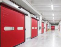 Resistência ao vento Porta em espiral de alta velocidade 0,8m/S Porta de fecho de isolamento térmico em espiral quente