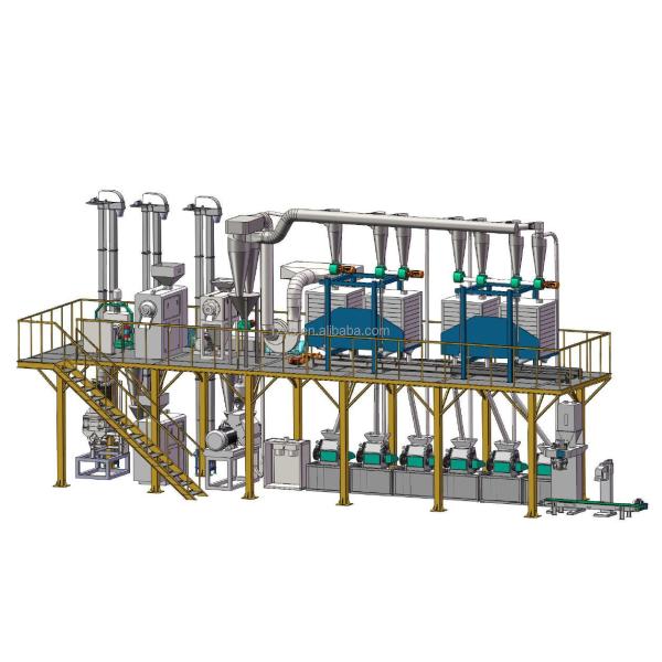 Местный завод по производству солнечной энергии для производства роликовых машин для измельчения кукурузной муки на рынке Кении и Турции