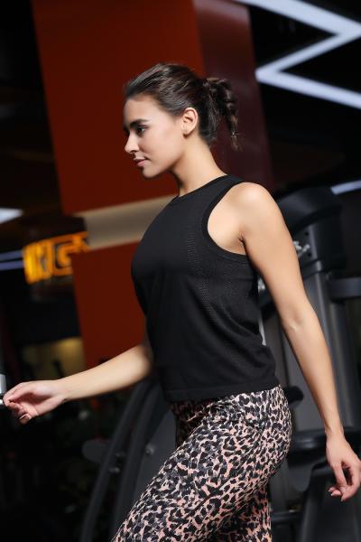 Cropped Mesh Workout Tank Lightweight Ventilated Stylish For Yoga And Running