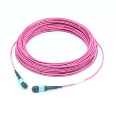 la correction optique de fibre de 12F MTP attachent 50/125 OM4 mâle - type masculin la perte de retour ≥35dB de biens de perte d'élite de B