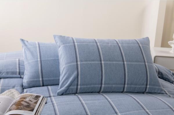 OEM Twin Duvet Covers King Full Size Duvet Cover Blue Polyester Blended Flannel