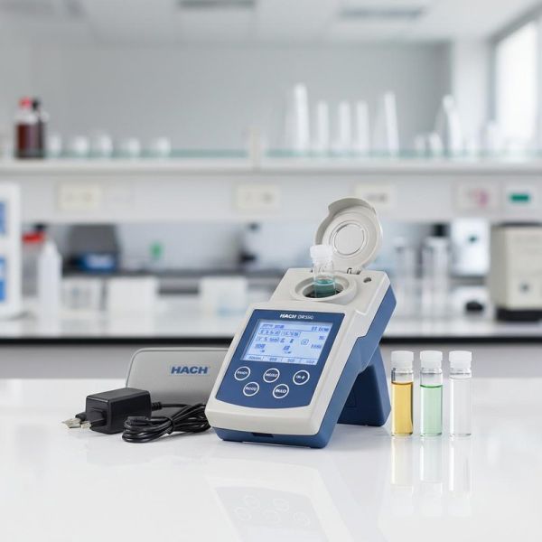 HACH DR300 Portable Colorimeter LPV445.97.06110 For Residual Chlorine Total Chlorine Ammonia Nitrogen Ozone Detection
