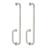 Estilo de diseño chino de acero inoxidable Sala de ducha Mano de puerta de vidrio para puertas
