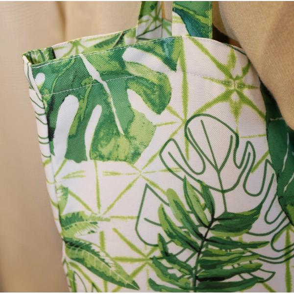Decorative Reusable Shopping Tote Bags Customized With Plants Pattern