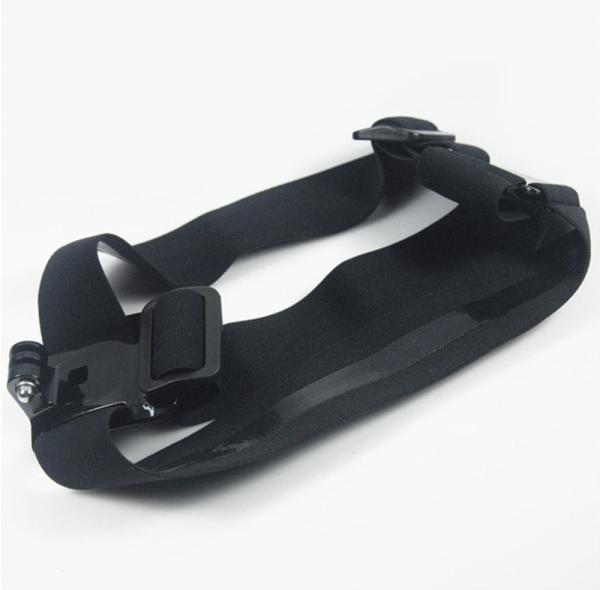 Action Camera Black Elastic Head Strap Mount For GoPro Hero 4 3 2 3+ 4 Session SJCAM SJ4000 SJ5000 Xiaoyi 4K