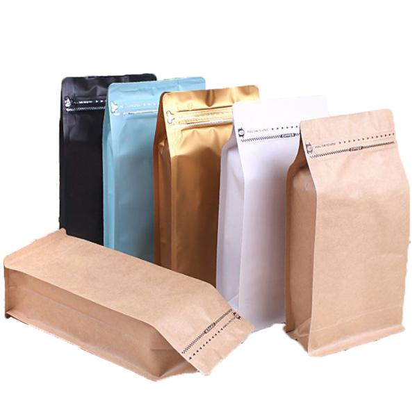 ODM Plastic Stand Up Side Printed Coffee Packaging Pouch