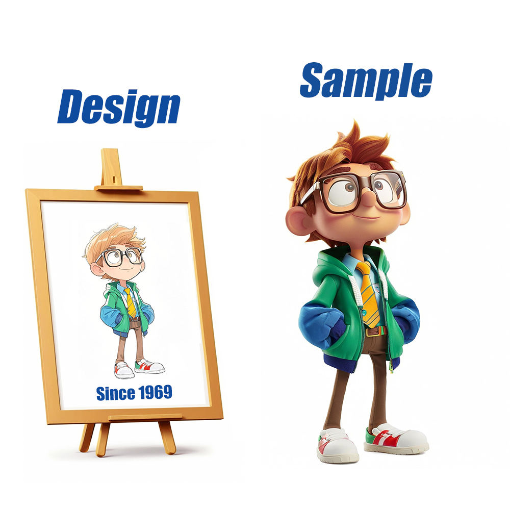 Custom PVC Toy with Safe Non-Toxic Material Eco-Friendly PVC and OEM Design