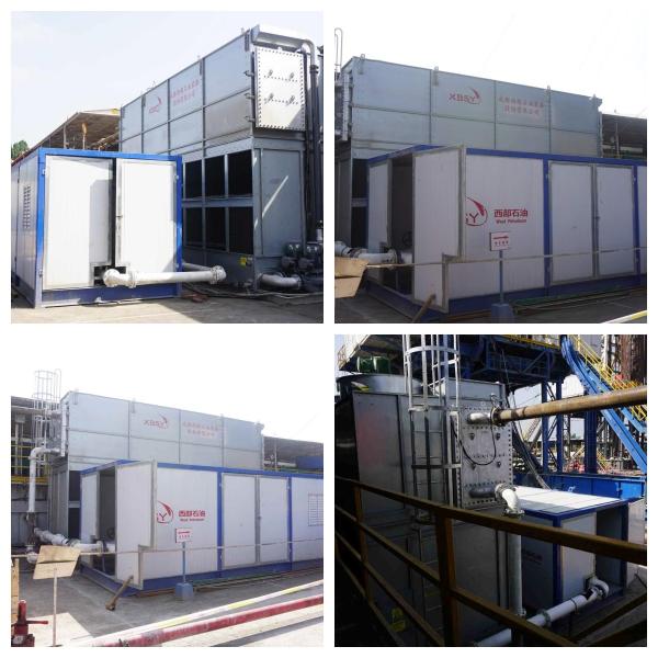 Land Mud Cooling System gh Temperature Solid Control System 150m3/H