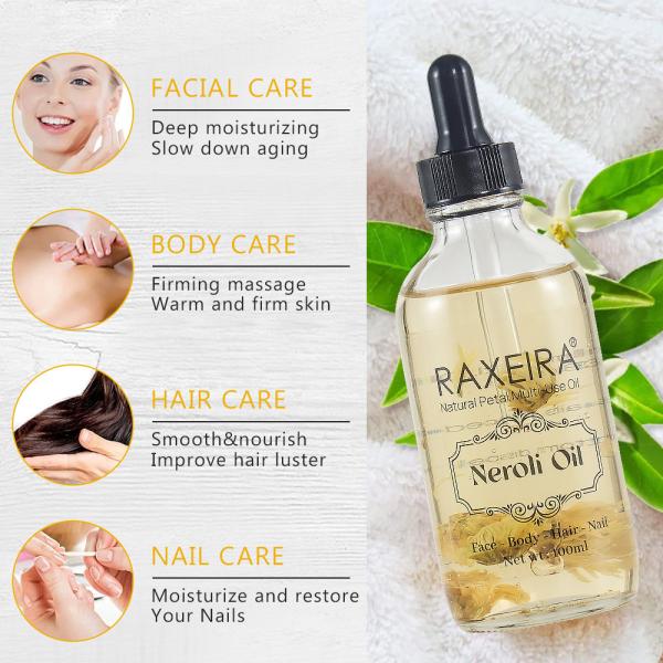 OEM que hidrata o óleo 100ml/garrafa da massagem dos cuidados com a pele de Neroli