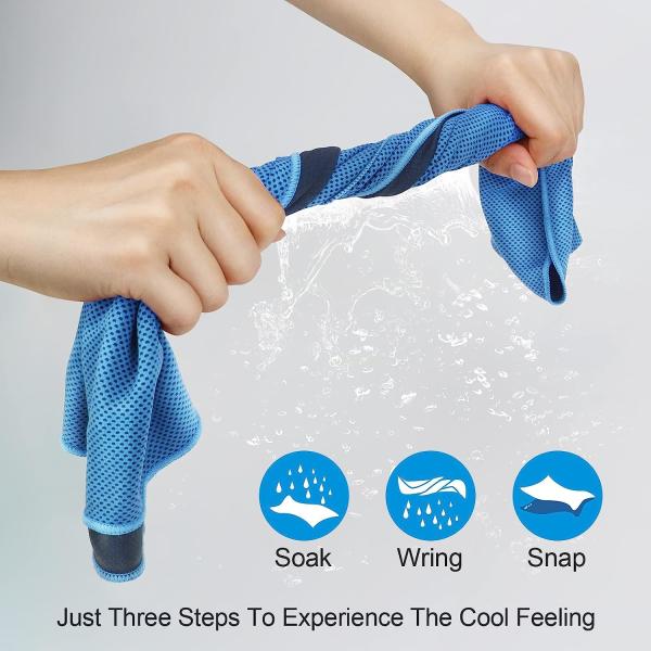 Customized Sports Outdoor Quick Drying Fitness GYM Ice Cold Microfiber Cooling Towel