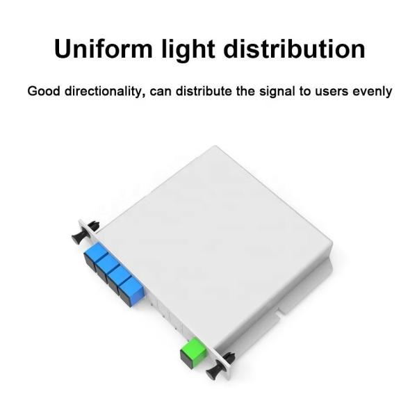 FTTH Fiber Optic 1*16 SC/LC APC/UPC Cassette Type PLC Optical PLC Splitter with 1 Time