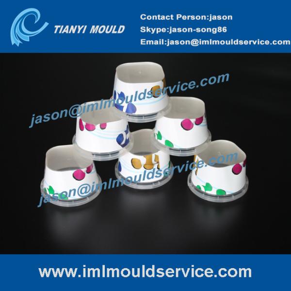 two cavites thinwall plastic injection food box mould,thin-walls bucket containers mould