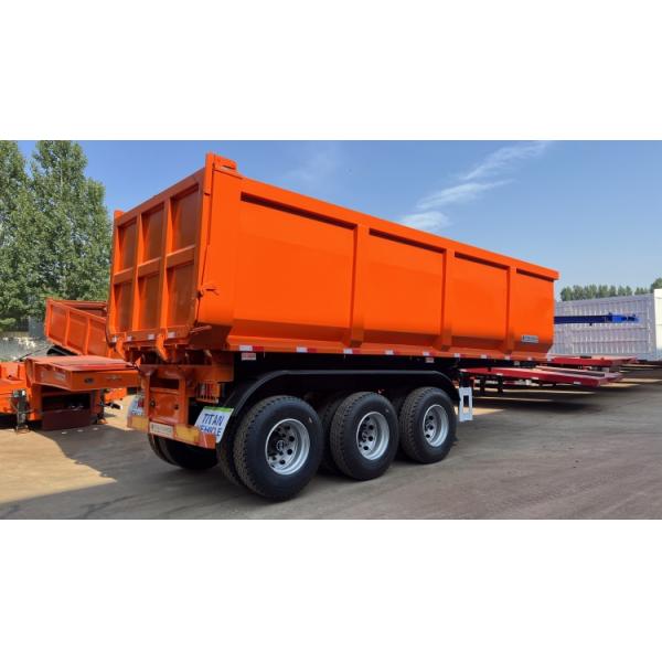 TITAN Hydraulic 3 Axle Tipper Semi Trailer Tractor Tipper Trailer for Sale Near Me in Mauritius