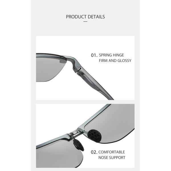 Al Mg Ultra Light Sunglasses REVO coated , TAC Lens Mens Driving Sunglasses