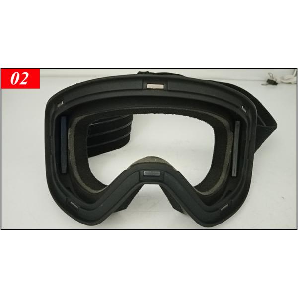 Blue Lenses 3 Layers High Density Foam Magnetic Ski Goggles with Custom UV Protection