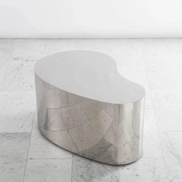 Muebles de acero inoxidable Mesa silla Escultura Jardín/parque/plaza/centro comercial/decoración de hotel