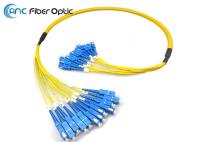 cordón de remiendo de la fibra óptica de 12F 24F