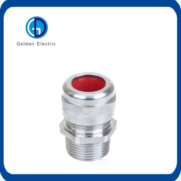 IP66 IP68 Explosion-Proof Metal Cable Gland with Nickel Plated Brass Customizable Sizes