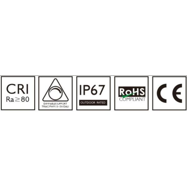 Прокладка приведенная IP67 стены RGBW DMX RGB 2000LM/M шайбы CRI90