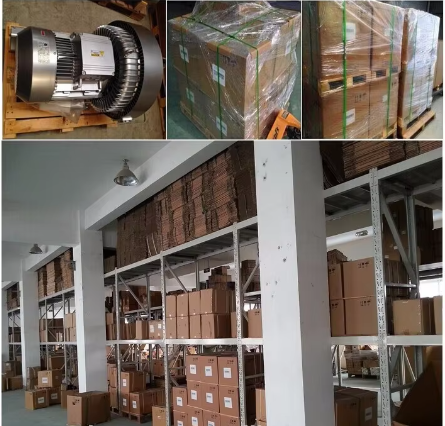 4RB 630 H67 Soplador lateral de alta presión de tres etapas soplador de aire para piscifactoría