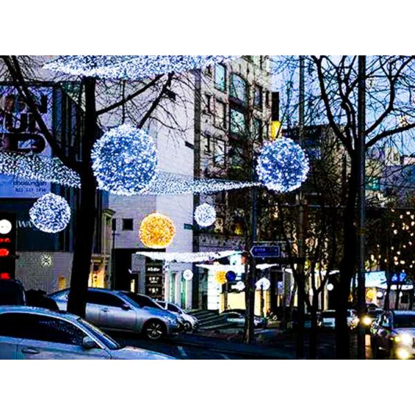 LED Iron Wire Ball Lawn Lamp Decorative Outdoor Lighting Project Garden Landscape Lamp Creative Light