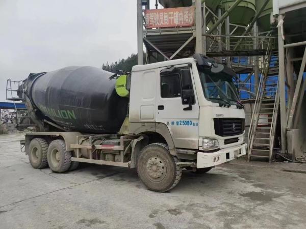 Zoomlion 12cbm camiões hidráulicos usados de mistura de concreto para instalações de mistura de concreto