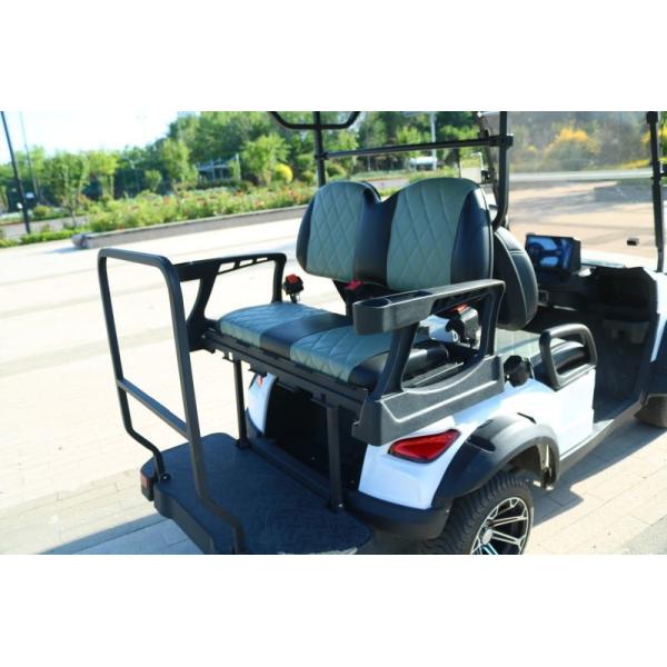 New 2+2 Seater Electric Golf Cart With Top Speed ​​Of 40mph And 12 Inch Road Tires Steel Body Mph Showed
