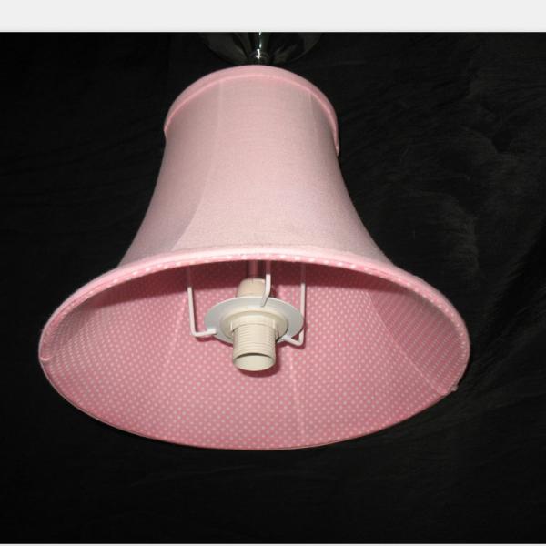 Flower Inner Kids Bedroom Lampshades Indoor Pink Bell Lamp Shade 45*45*45 Cm