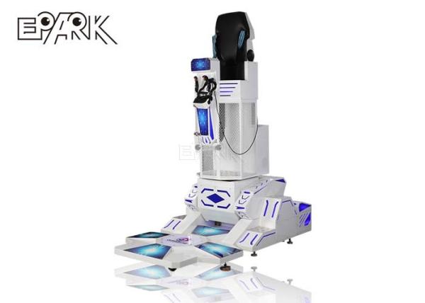 Dynamic 9D VR Simulator Single Seat Super Rocket 360 Machine
