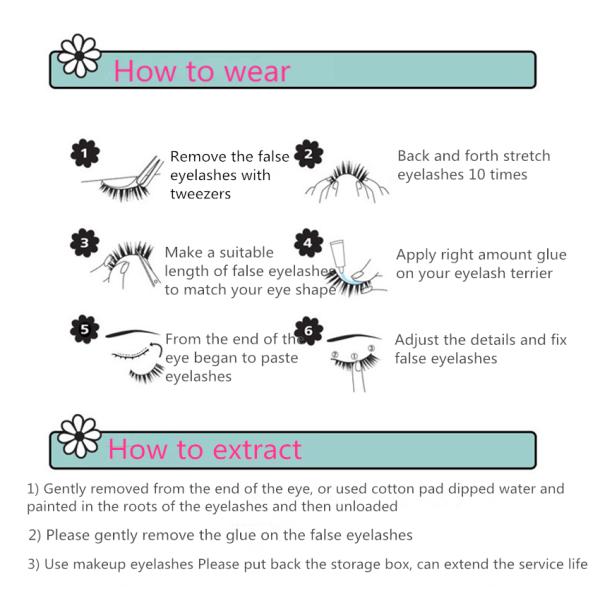 Professional Natural Fake Eyelashes , 3D Mink False Eyelashes For Dairly Makeup