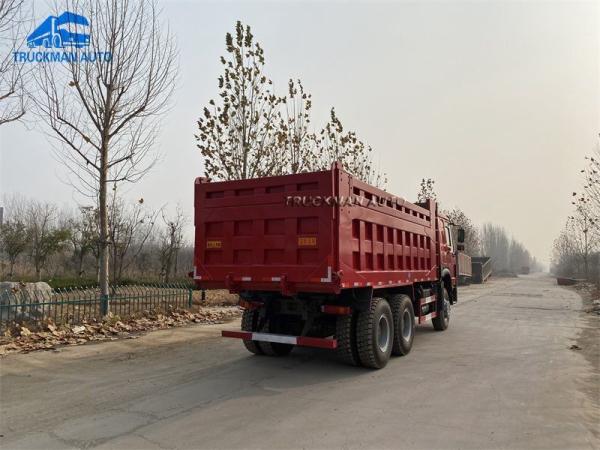 371HP 18m3 Cargo Box Used SINOTRUK Tipper Truck For South Sudan