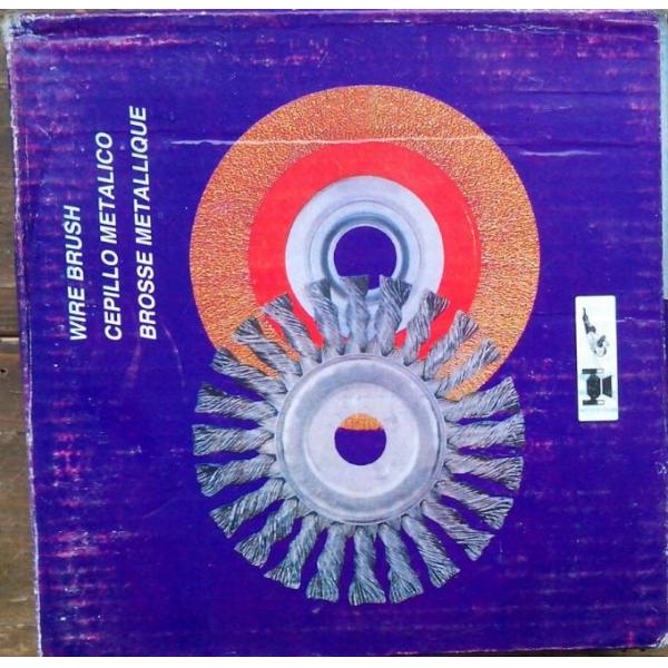 6 удаления краски дюйма жесткая щетка Derusting толстого 30mm латунная