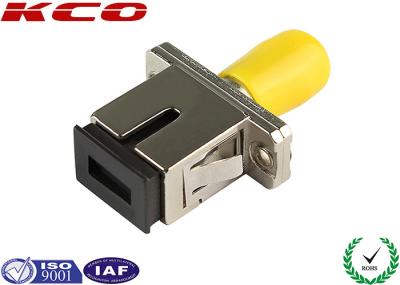 High Reliability Fiber Optic Adapters SC/UPC - ST/UPC , St To Sc Fiber Adapter