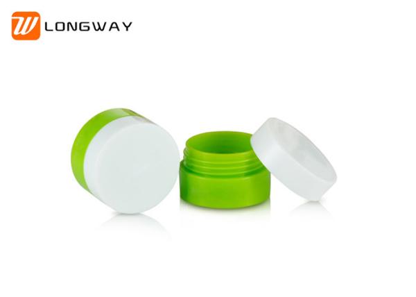 10g Round Plastic Cosmetic Jars With Screw Lids For Eye Cream Eco Friendly