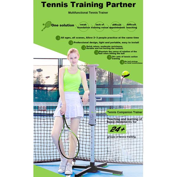 Тренер навыка тенниса умеренного сопротивления многофункциональный портативный